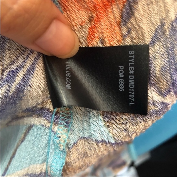 Lulus Small Wrap Dress Floral - Picture 5 of 8